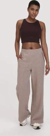 hessnatur Loungewear Fleece Hose Relaxed ACTIVE LIGHT aus Bio-Baumwolle - beige - Größe XL