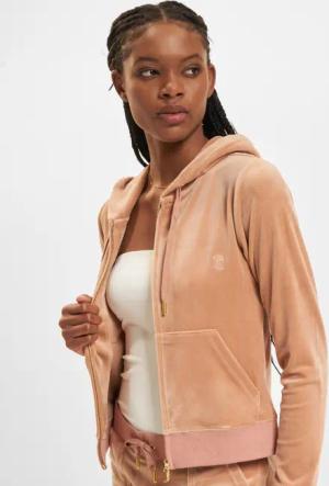 Juicy Couture Robertson Gold Hardware Zip Hoodie