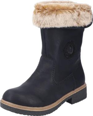 Rieker Winterstiefelette, Winterboots, Warmfutter, Blockabsatz, mit