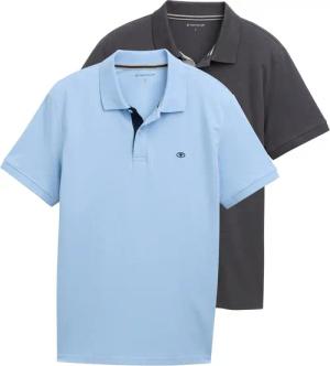 TOM TAILOR Poloshirt (Packung, 2-tlg) im