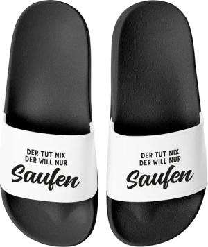 MoonWorks Badeschlappen mit Spruch Der tut