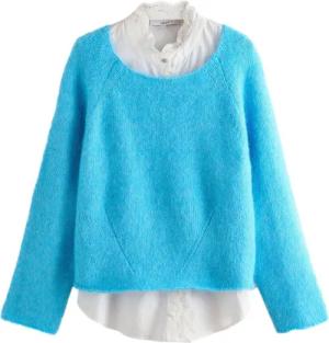 Next Strickpullover Pullover und Hemd mit