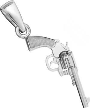 Goldene Hufeisen Kettenanhänger Revolver Anhänger für