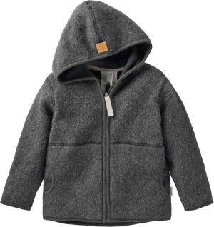 Hessnatur Fleecejacke aus reiner Bio-Baumwolle (1-St)