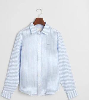 Gant Blusenshirt REG LINEN STRIPED SHIRT