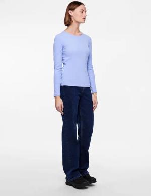 pieces Langarmshirt RUKA (1-tlg) Plain/ohne Details