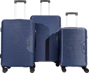 Crosstravel Kofferset Tampa, 4 Rollen, (3