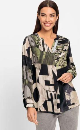 heine Klassische Bluse Druckbluse
