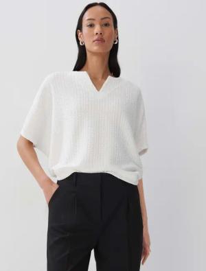 someday Sweatshirt Geripptes Sweatshirt UYOKO Loose