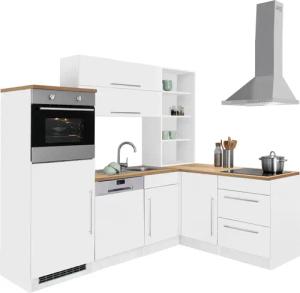 KOCHSTATION Winkelküche KS-Samos, Stellbreite 230x170 cm,