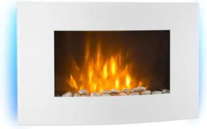 Klarstein Elektrokamin Lausanne, elektrischer Kamin Heizfunktion