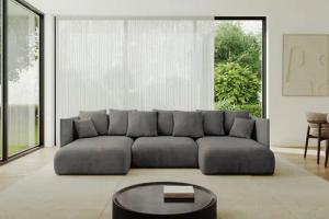 ALTDECOR Wohnlandschaft ONESK-U, Couch mit Schlaffunktion,