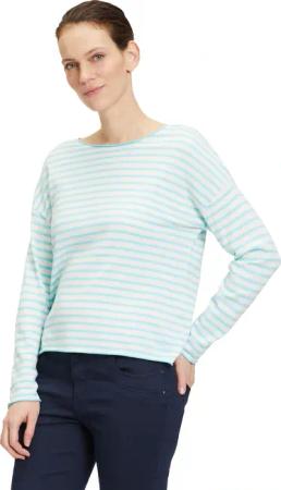Betty&Co Strickpullover "Betty & Co Damen Strickpullover mit U-Boot-Ausschnitt", (1 tlg.), Materialmix