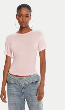 Juicy Couture T-Shirt Sheer JCWCT225301 Rosa Slim Fit