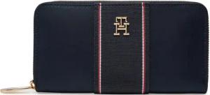Tommy Hilfiger Große Damen Geldbörse Poppy Lrg Za Corp AW0AW17271 Dunkelblau