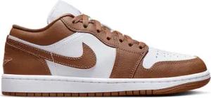 Nike  Sneaker Jordan 1 Low Archaeo Brown White (Women's)