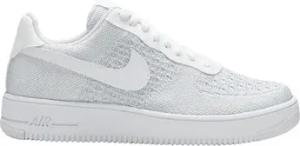Nike  Sneaker Air Force 1 Flyknit 2 White Pure Platinum