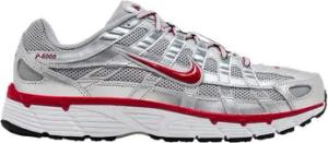Nike Sneaker P-6000 Metallic Silver Gym Red