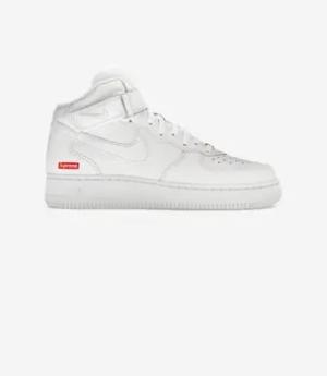 Nike  Turnschuhe Air Force 1 Mid Supreme White