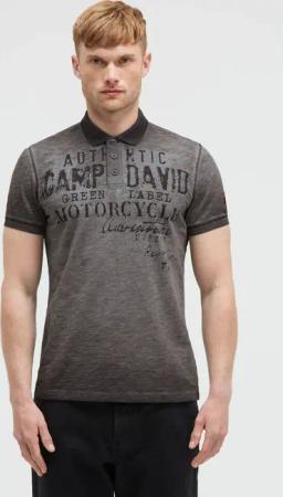 CAMP DAVID Poloshirt, mit Vintage-Waschung