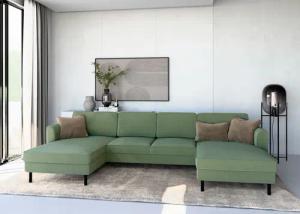 Home affaire Wohnlandschaft "Booster Couch wahlweise mit Schlaffunktion und Bettkasten-auch in Cord", Sofa in U-Form, Breite 305 cm