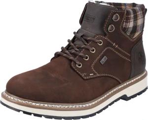 Rieker Schnürstiefelette "Rieker Stiefelette Leder/Textil"