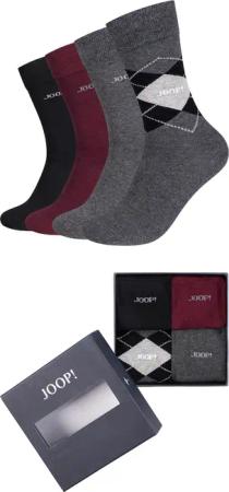 JOOP Socken "premium essentials", (4 Paar), mit elastischem Bund