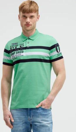 CAMP DAVID Poloshirt, mit Stickerei