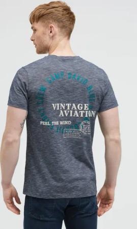 CAMP DAVID Rundhalsshirt, mit Kontrastnähten
