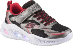 Skechers Sneaker "SKECHERS METEOR-LIGHTS", Klettschuh mit Blinkfunktion, Größenschablone zum Download