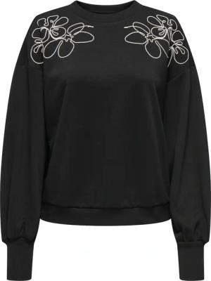 ONLY Sweatshirt "ONLBROOKE L/S O-NECK DETAIL SWT NOOS"