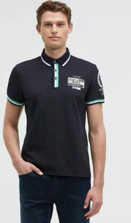 CAMP DAVID Poloshirt, mit Kontrastnähten