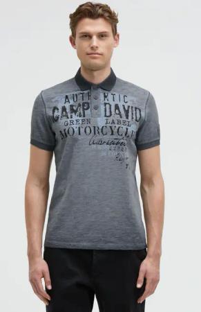 CAMP DAVID Poloshirt, mit Vintage-Waschung
