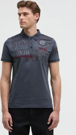 CAMP DAVID Poloshirt, mit Kontrastnähten