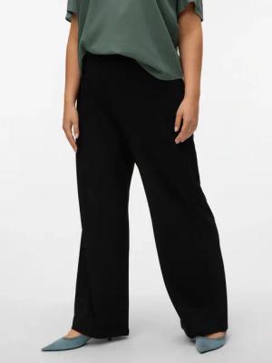 Vero Moda Curve Anzughose "VMCBERLIN ZAMIRA MW WIDE PANT CUR"