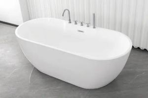 Sanotechnik Badewanne "ARUBA", 170x75x58 cm, inklusive chromfarbener Armatur