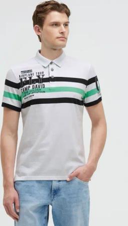 CAMP DAVID Poloshirt, mit Stickerei