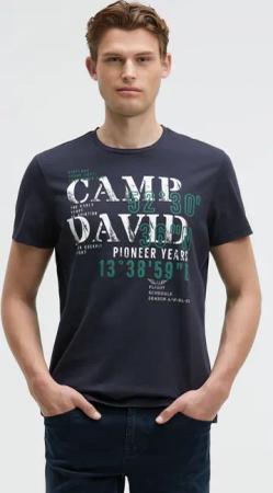 CAMP DAVID Rundhalsshirt, aus Baumwolle