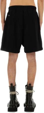 Rick Owens - Relaxed-Fit Black Cotton Shorts - Größe M - schwarz