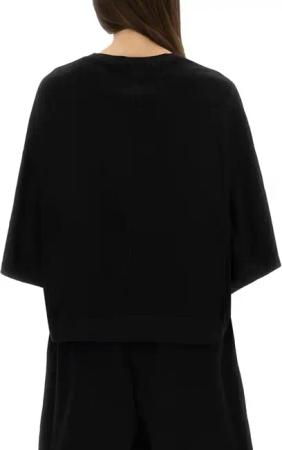 Rick Owens - Cropped "Tommy T" T-Shirt - Größe S - schwarz