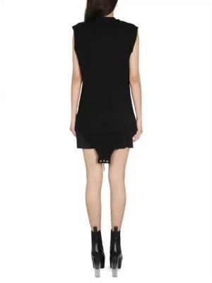Rick Owens - Sleeveless Curved Hem Bodysuit - Größe S - schwarz