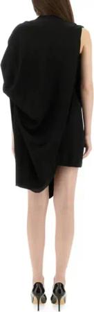 Jean Paul Gaultier - Draped Dress With Piercings - Größe 42 - schwarz