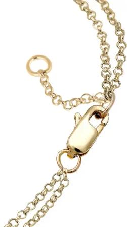 Elli Armband - Armband Infinity Unendlichkeit Symbol 375 Gelbgold - Gr. 20 CM - in Gold - für Damen