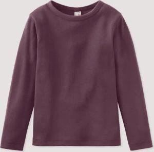 hessnatur Kinder  Rib Shirt aus Bio-Baumwolle - lila - Größe 122/128