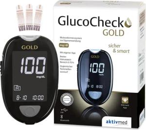 GlucoCheck Blutzuckermessgerät GlucoCheck Gold mgdl oder