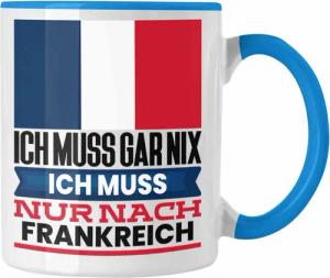 Trendation Tasse Frankreich Tasse Geschenk für