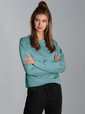 Trigema Sweatshirt TRIGEMA Sweatshirt aus Biobaumwolle