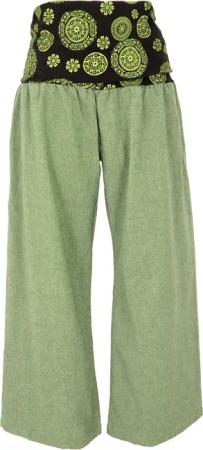 Guru-Shop Relaxhose Weite Marlenehose, Wellnesshose, Yogahose,