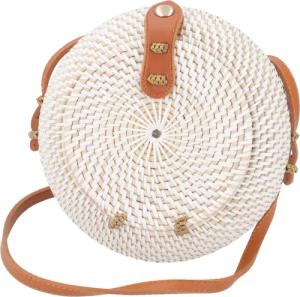 Guru-Shop Korbtasche Geflochtene Handtasche, Korbtasche,..