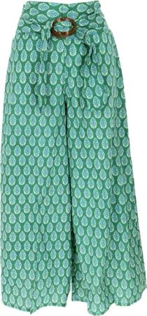 Guru-Shop Relaxhose Luftige Sommerhose mit Kokosschnalle,